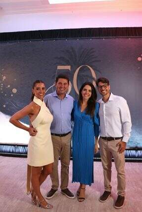 Aline, Jerônimo, Any Ortiz e João Paulo Franceschetto