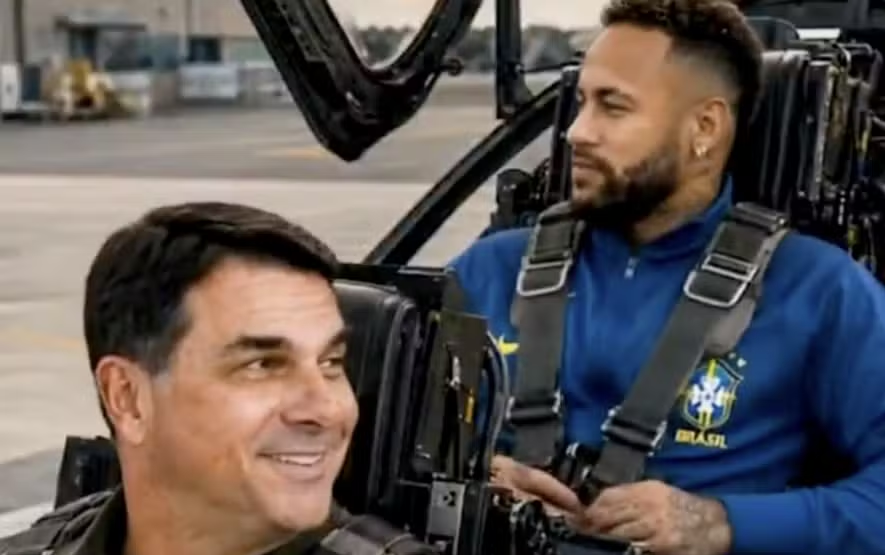 Flávio Bolsonaro usa inteligência artificial para rebater crítica de Lula a Neymar: “Heróis não devem ser deixados para trás”
