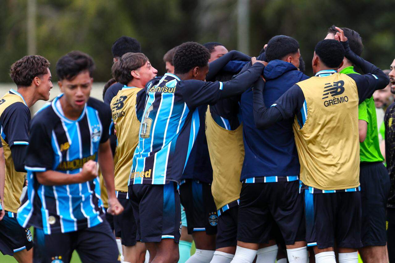Grêmio vence o Santos por 1 a 0 fora de casa e soma mais três pontos no Brasileiro Sub-17