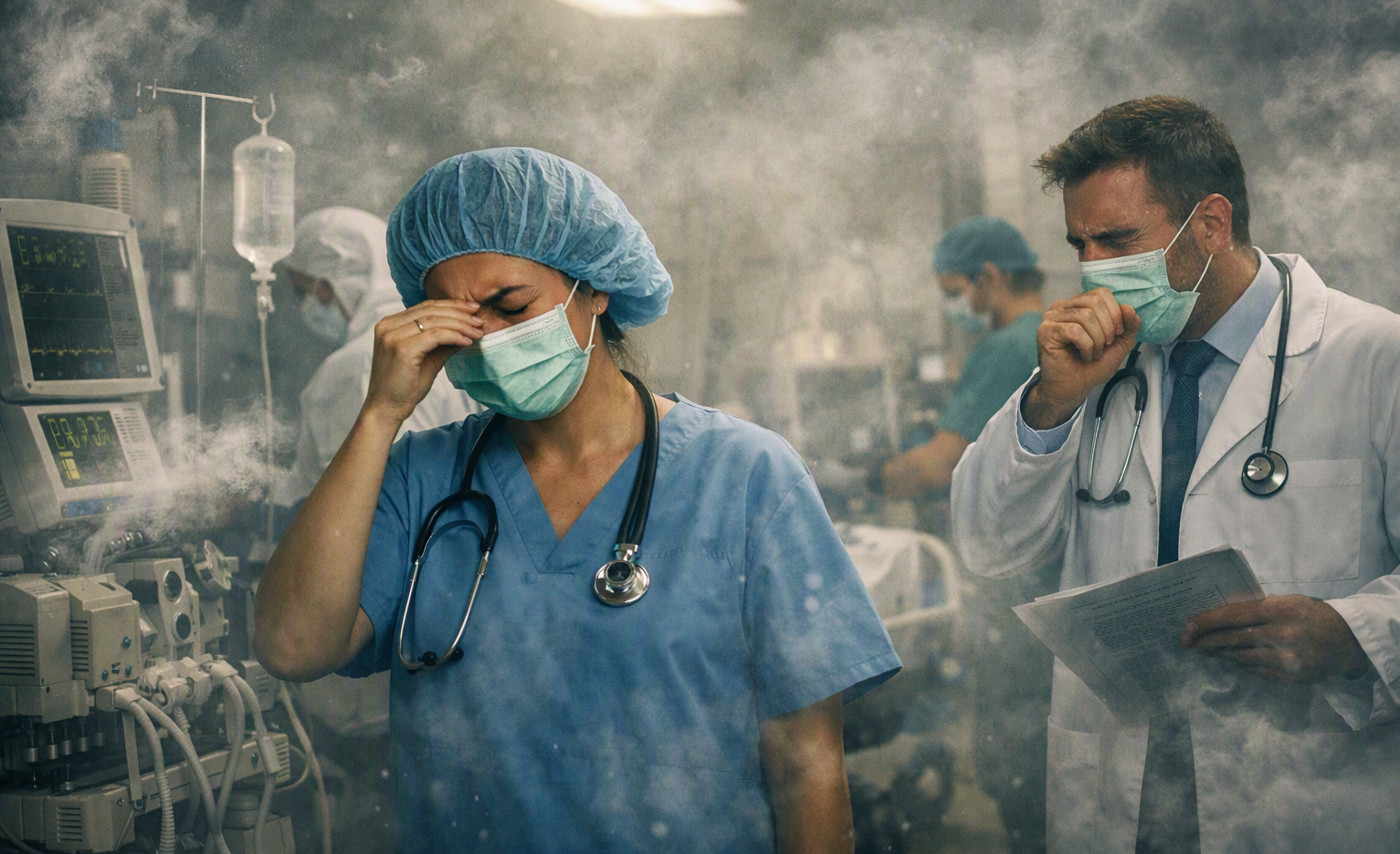 O ar que adoece: a epidemia silenciosa dentro de hospitais e casas